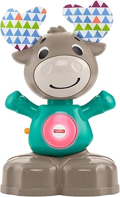 Fisher-price musical moose jouet éducatif interactif avec musique et lumières pour bébés