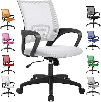 Chaise de bureau ergonomique en maille hikli bon marché hauteur réglable avec accoudoir