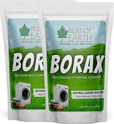 Bliss of earth détergent en poudre amélioré au borax américain de nettoyage multi-usages