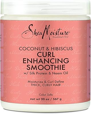 Smoothie stimulant les boucles au karité pour cheveux épais et bouclés, sans sulfates