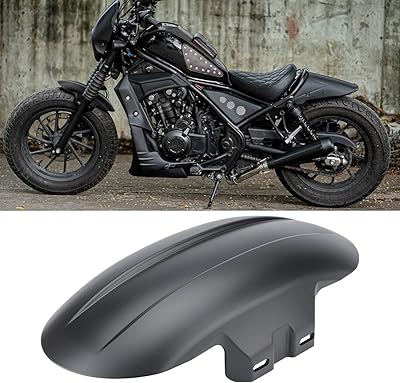 Garde-boue avant de moto de couleur noire, garde-boue pour honda rebel cmx 250