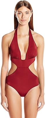Maillot de bain une pièce à col licou bunny basics pour femme