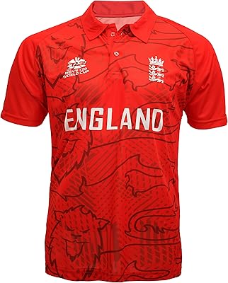 Maillot t20 de la coupe du monde de cricket odi d'angleterre