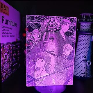 Lampe 3d anime fruits basket honda tohru souma kyo figure led veilleuse