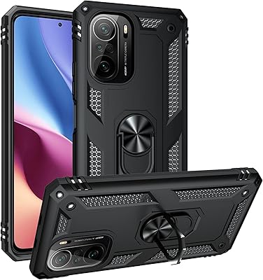 Coque pour xiaomi poco f3/redmi k40/k40 pro avec protection d'écran en verre trempé