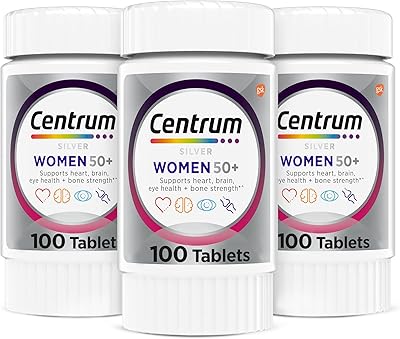 Vitamines cintrum silver pour femmes de 50 ans et plus supplément multivitaminé-multi-usage