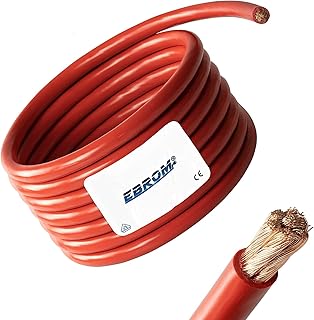 Câble de batterie de 3 mètres rouge h07v-k 16 mm2 – câble