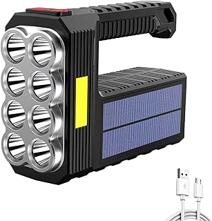 Torche de lampe de poche led maxant, projecteur rechargeable super lumineux, lampe torche