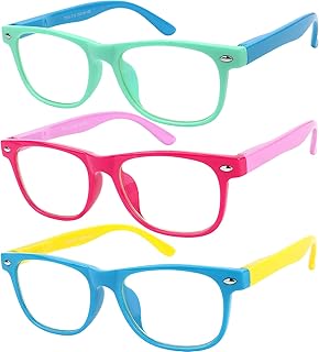 Lunettes anti-lumière bleue pour enfants anti-fatigue oculaire et protection uv pour ordinateurs