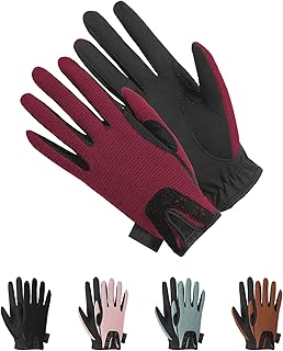Gants d'équitation pour femmes, gants d'équitation d'hiver, gants d'extérieur à motif d'étoile pour dames et jeunes filles, parfaits pour le cyclisme et le jardinage. Commandez en toute confiance sur Diaytar, votre marketplace de confiance