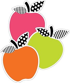 Clipart d'écolière élégante en noir et blanc - ensemble rose, vert, rouge, orange