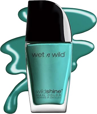 Vernis à ongles wet n wild wild shine, bleu sarcelle par more pacific