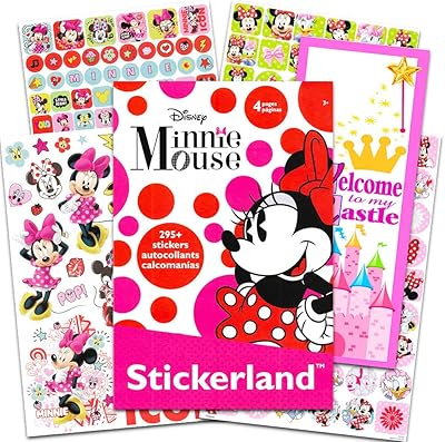 Autocollants disney minnie mouse avec accroche-porte princesse personnalisé - 295 autocollants de récompense minnie. Diaytar : Votre allié pouvoir d'achat au quotidien