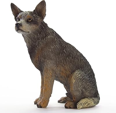 Figurine de bouvier australien conversation concepts - bleu