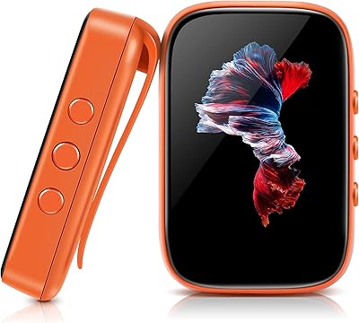 Lecteur mp3 avec bluetooth lecteur de musique mp4 portable avec radio fm