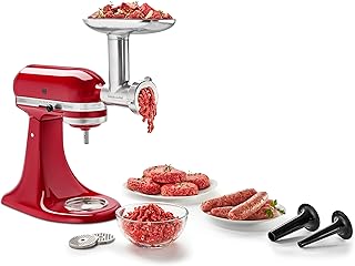 Accessoire pour broyeur alimentaire en métal kitchenaid ksmg a, argent