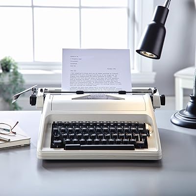 Machine à écrire manuelle traditionnelle - vintage, portable et facile à utiliser pour écrire des notes, des lettres et des mémos (étui de transport inclus). Diaytar : L'intelligence commerciale au service du client