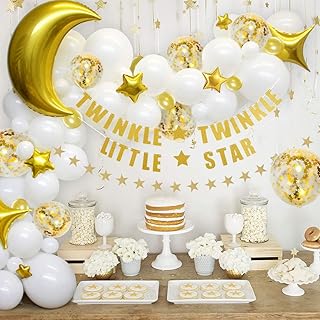 Kit de décoration d'arche de ballons lee little star 98 lune et guirlande