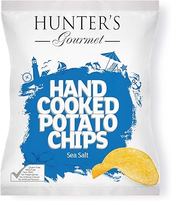 Croustilles de pommes de terre cuites à la main hunter gourmet, saveur sel