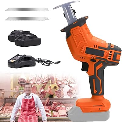 Scie de boucher électrique domestique commerciale, scie de boucher professionnelle sans fil