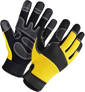 Gants de travail en cuir gants de jardin robustes et durables en cuir