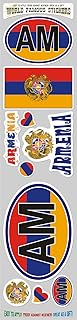 Lot de 10 autocollants - autocollants de drapeau pour pare-chocs de voiture, vélo