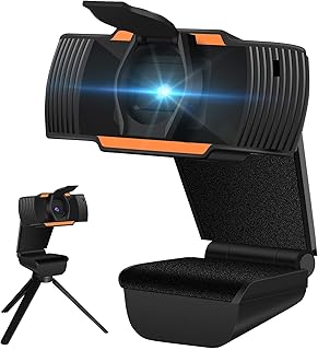 Webcam hd 1080p pc avec microphone caméra d'ordinateur usb avec double microphone intégré