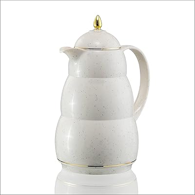 Flacon à thé rose thermos rs-2222 - flacon de 1,3 litre, couleur carrara