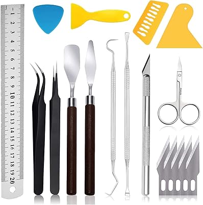 L'ensemble d'outils de désherbage artisanal essentiel delfino comprend des ciseaux une pince