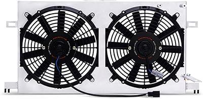Kit de cache de ventilateur en aluminium mishimoto mmfs-brz-13p compatible avec subaru brz