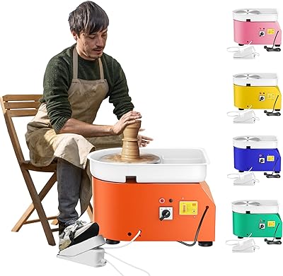 Tobi qsc machine de façonnage de tour de poterie 25 cm 350 w