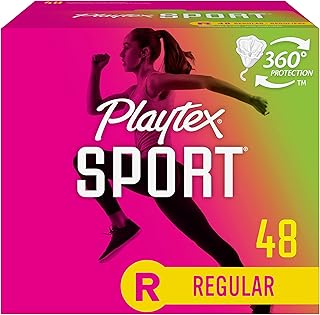 Tampons de sport playtex, absorption régulière, sans parfum - 48 unités