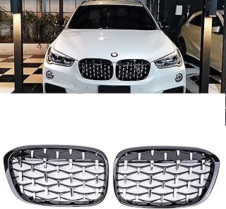 Grilles de radiateur avant de voiture geetha voiture diamant calandre avant gril de course grilles de style météore pièces de style de voiture, pour bmw x1 f48 f49 2016-2019. Diaytar : La révolution discount est en marche