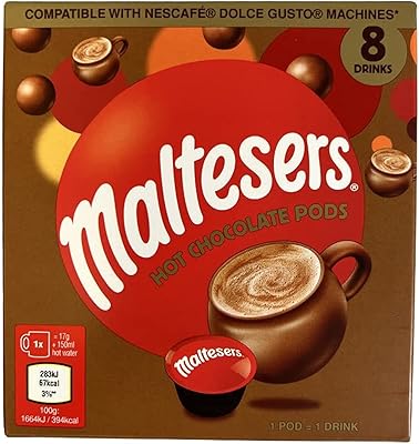 Capsules de chocolat chaud maltesers 8 pièces