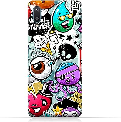 Coque en tpu à motif de personnage étrange amc design pour samsung galaxy