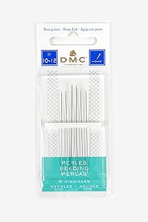 Aiguilles à perler à la main dmc 1764-10/12, paquet de 6, taille 10/12