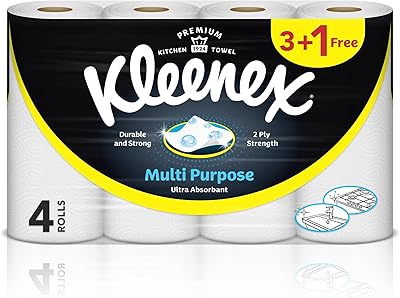 Serviettes en papier kleenex 4 rouleaux