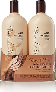 Coffret duo shampoing et après-shampooing bain de terre long & healthy | huile