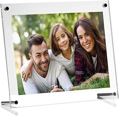Cadre photo, cadre photo en acrylique transparent de format a4, cadre photo décoratif