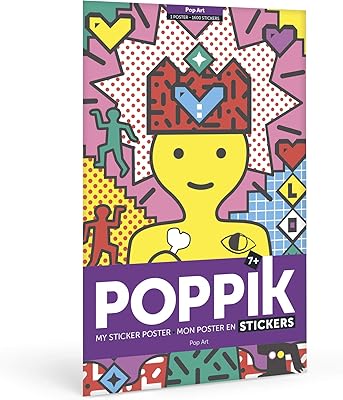 Affiche pop art popik pour enfants - ensemble d'affiches éducatives amusantes