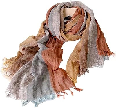 Écharpe douce et légère au toucher coton pour hommes et femmes., l