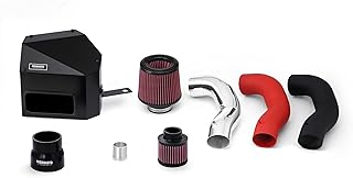 Admission d'air haute performance mishimoto mmai-mk7-15wbk compatible avec volkswagen golf gti 2015-2018, noir