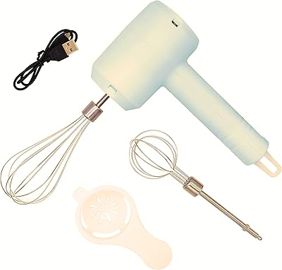 Batteur à œufs électrique rechargeable batteur main rechargeable par usb avec 2 mélangeurs