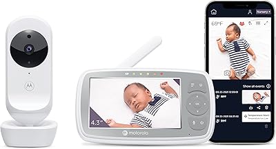 Moniteur vidéo pour bébé motorola vm44connect