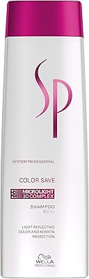 Wella sp color protect shampoing pour cheveux colorés, 250 ml