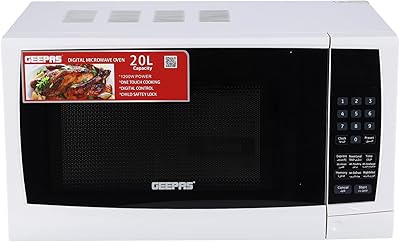 Four à micro-ondes numérique geepas gmo1895, capacité 20 litres, 1200 watts - four