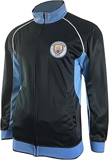 Veste de survêtement icon sports manchester city fc entièrement zippée pour homme