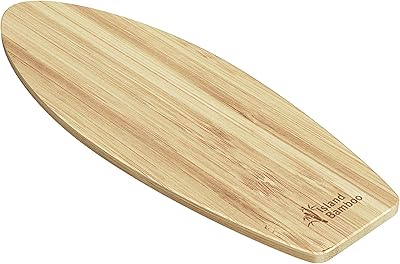 Planche à découper de surf island bamboo solana srf23, 23" x 7,5"