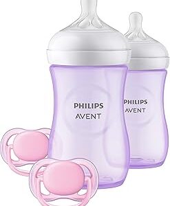 Biberon d'allaitement philips avent natural response - coffret cadeau pour bébé, violet, scd837/01. Diaytar : Votre allié pour des achats malins et économiques