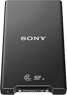 Lecteur de carte mémoire sony mrwg2 usb 3.2 gen 1 type-a type-c, noir